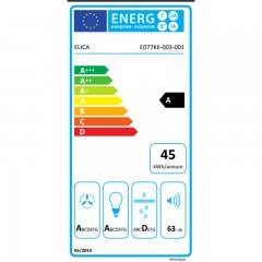 ELICA JUST DRY BL/A/80 (PRF0196641) ΑΠΟΡΡΟΦΗΤΗΡΑΣ ΤΖΑΚΙ ΕΠΙΤΟΙΧΙΟΣ ΧΡΩΜΑ ΜΑΥΡΟ ΠΛΑΤΟΣ 80CM